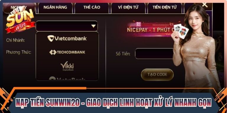 Nạp tiền Sunwin20