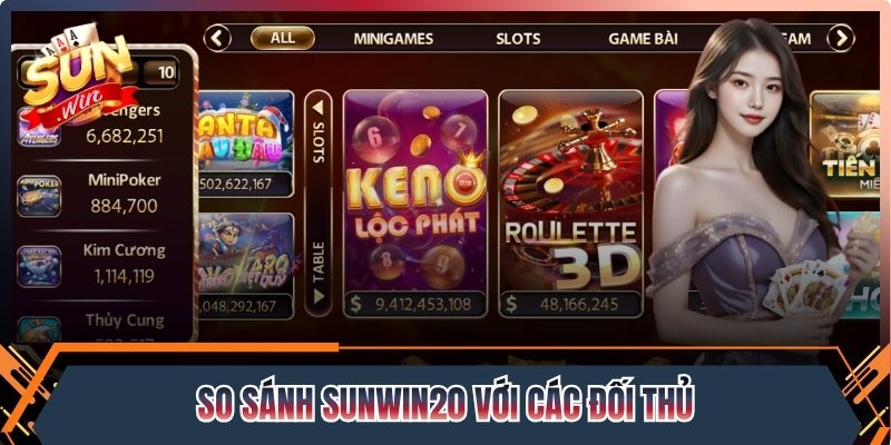 Sunwin20 Aler ⭐️ Sun win 20 | Vào Sunwin Xanh Chín Số 1 12 So sánh Sunwin20 với các đối thủ cùng ngành